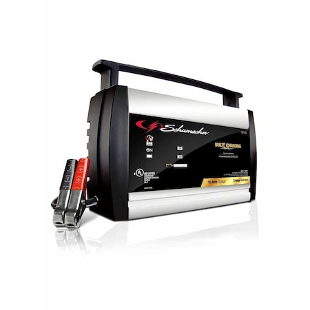 Schumacher Electric Fully Automatic Battery Charger/Maintainer, 10A 6V/12V SC1358